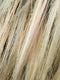 CHAMPAGNE ROOTED | Light Beige Blonde, Medium Honey Blonde, and Platinum Blonde blend with Dark Roots