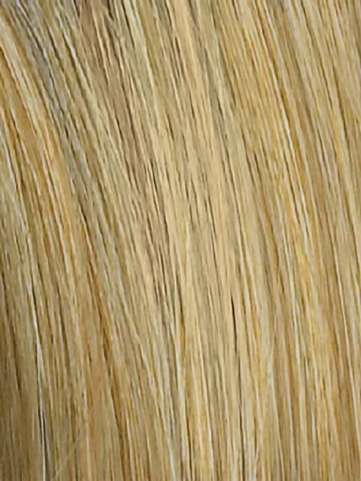 CHAMPAGNE ROOTED | Light Beige Blonde, Medium Honey Blonde, and Platinum Blonde Blend with Dark Roots