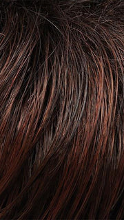 131T4S4 | Dark Brown and Medium Red Blend with Medium Red Tips, Shaded with Dark Brown