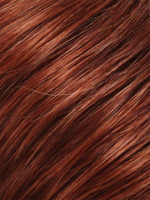 Color 131T4 = Brandy: Plum Red & Dk Brown Blend w/ Plum Red Tips