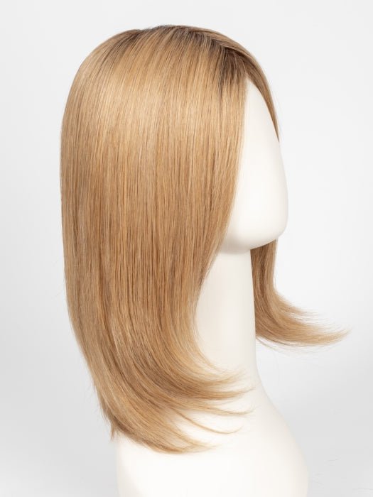 14/26S10 | Light Gold Blonde and Medium Red-Gold Blonde Blend, Shaded with Light Brown