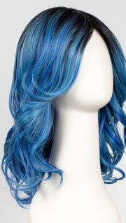 Blue Waves by Hairdo | Multidimensional tones of blue and powder blue with a dark rooted base