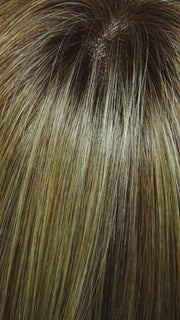 14/26S10 | Light Gold Blonde and Medium Red-Gold Blonde Blend, Shaded with Light Brown
