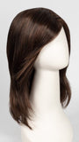 R6/30H CHOCOLATE COPPER | Dark Medium Brown Evenly Blended with Medium Auburn Highlights.