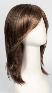 R9F26 MOCHA FOIL | Warm Medium Brown with Medium Golden Blonde Highlights Around the Face
