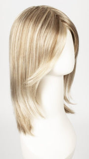R1621S+ GLAZED SAND | Dark Natural Blonde with Cool Ash Blonde Highlights on Top