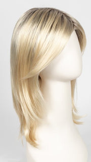 SS613 SHADED PLATINUM | Light Dark Brown with Subtle Warm Highlights Roots-**Item appears more yellow in color in person