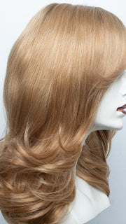 14/26S10 | Light Gold Blonde and Medium Red-Gold Blonde Blend, Shaded with Light Brown
