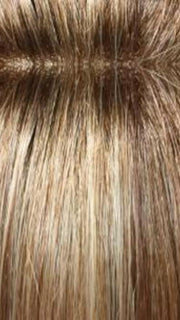 14/26S10 Shaded Pralines & Cream - Light Gold Blonde & Medium Red-Gold Blonde Blend, Shaded w/Light Brown at the Roots