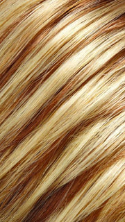 14/26 PRALINES N CREAM  | Medium Natural Gold Brown and Light Red-Gold Blonde Blend with Pale Natural Blonde Highlights