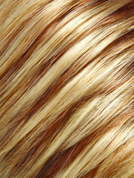 14/26 PRALINES N CREAM  | Medium Natural Gold Brown and Light Red-Gold Blonde Blend with Pale Natural Blonde Highlights