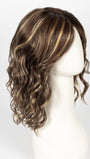 CKISSRT4 | Golden Brown with Copper Blonde Highlights and Dark Brown Roots