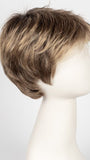 LIGHT BERNSTEIN ROOTED | Light Auburn, Light Honey Blonde, and Light Reddish Brown blend and Dark Roots
