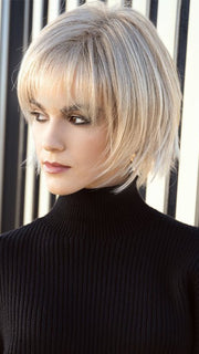ICE-BLOND | Ashy Blonde Base with White Gold Tips with Highlights around face