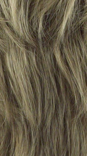 24B18S8 - Medium Natural Ash Blonde & Light Natural Blonde Blend, Shaded with Medium Brown roots