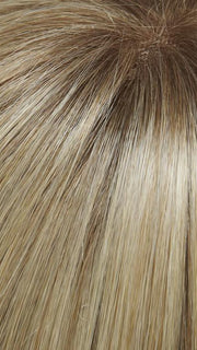 24B613S12 | Medium Natural Ash Blonde and Pale Natural Gold Blonde Blend and Tipped, Shaded with Light Gold Brown