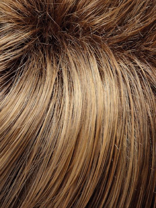 24BT18S8  | Medium Gold Brown and Light Gold Blonde Blend, Shaded with Dark Gold Brown 