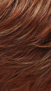Color 27MBF = Amber Pie: Dk Strawberry Blonde w/ Med Red Nape