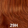 29H Dark Auburn w/ Copper Red and  Fire Red Highlights