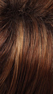 30A27S4  | Medium Natural Red and Medium Red-Gold Blonde Blend, Shaded with Dark Brown
