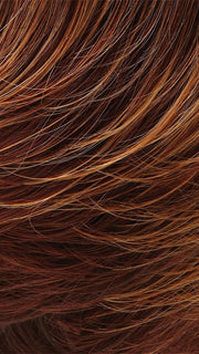 32BF | Medium Natural Red Base with Medium Red-Gold Blonde Tips, Dark/Medium Red Nape