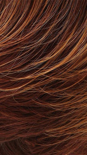 32BF  | Medium Natural Red Base with Medium Red-Gold Blonde Tips, Dark/Medium Red Nape