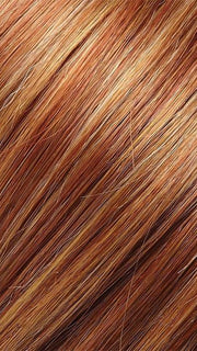 33RH27 | Medium Natural Red with 33% Medium Red-Gold Blonde Highlights