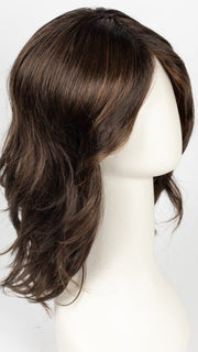 CHOCOLATE-ROOTED 6.30.4 | Medium to Dark Brown base with Light Reddish Brown highlights and Dark Roots