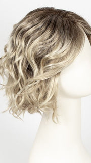 CHAMPAGNE ROOTED | Light Beige Blonde, Medium Honey Blonde, and Platinum Blonde blend with Dark Roots