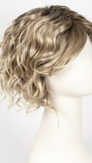 SANDY BLONDE ROOTED | Medium Honey Blonde, Light Ash Blonde, and Lightest Reddish Brown blend with Dark Roots