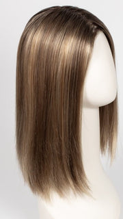RH12/26RT4 | Light Brown w/Fine Golden Blonde Highlights And Dark Roots