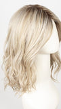 CHAMPAGNE ROOTED | Light Beige Blonde, Medium Honey Blonde, and Platinum Blonde blend with Dark Roots