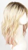 CHAMPAGNE ROOTED | Light Beige Blonde, Medium Honey Blonde, and Platinum Blonde blend with Dark Roots