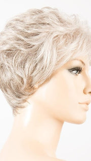 SNOW MIX | Pure Silver White with 10% Medium Brown & Silver White with 5% Light Brown blend