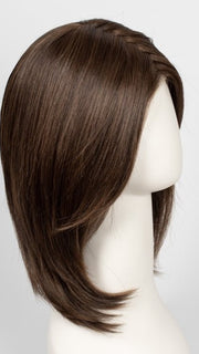 RL6/8 DARK CHOCOLATE | Medium Brown Evenly Blended with Warm Medium Brown