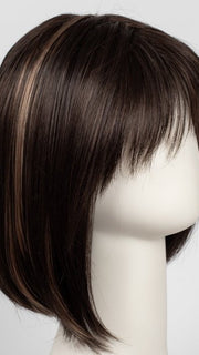 FUDGE-RIPPLE |  Medium Dark Brown with Honey Blonde Highlights