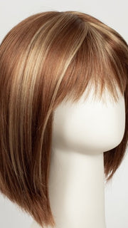 GINGER-SNAP | Medium Auburn with Honey Blonde highlights