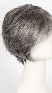 R511G GRADIENT CHARCOAL | Steel Gray with Subtle Light Gray Highlights at the Front Gradually Blended into 30% Gray in Nape Area