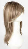 RL12/22SS SHADED CAPPUCCINO | Light Golden Brown Evenly Blended with Cool Platinum Blonde Highlights and Dark Roots