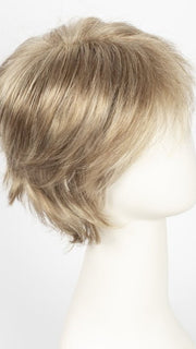 R1621S+ GLAZED SAND | Dark Natural Blonde with Cool Ash Blonde Highlights on Top