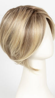 12FS12 MALIBU BLONDE | Light Gold Brown, Light Natural Gold Blonde, and Pale Natural Gold-Blonde Blend, Shaded with Light Gold Brown