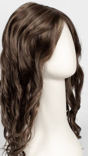 8RH14 HOT COCOA  | Medium Brown  with 33% Medium Natural Blonde Highlights