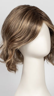 24BT18S8 SHADED MOCHA | Medium Natural Ash Blonde and Light Natural Gold Blonde Blend, Shaded with Medium Brown