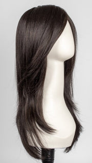 RL2/4 OFF BLACK | Black Evenly Blended with Dark Brown Highlights