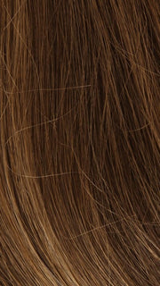 6/8/28 MARBLE BROWN FROSTED | Dark Brown and Medium Brown Blend with Warm Strawberry Blonde Highlight Tones