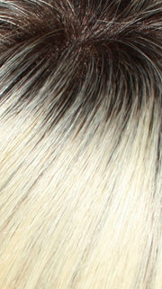613/102S8 | Pale Natural Gold Blonde and Pale Platinum Blonde Blend, Shaded with Medium Brown