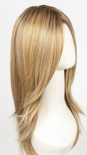 14/26/R10 | Red Blonde with Gold Blonde highlights and Light Brown roots