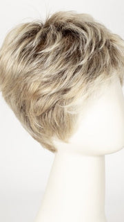 CHAMPAGNE-ROOTED | Light Beige Blonde, Medium Honey Blonde, and Platinum Blonde blend with Dark Roots