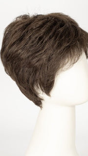 DARK-CHOCOLATE-ROOTED 4.33 | Dark Brown base with Light Reddish Brown highlights with Dark Roots