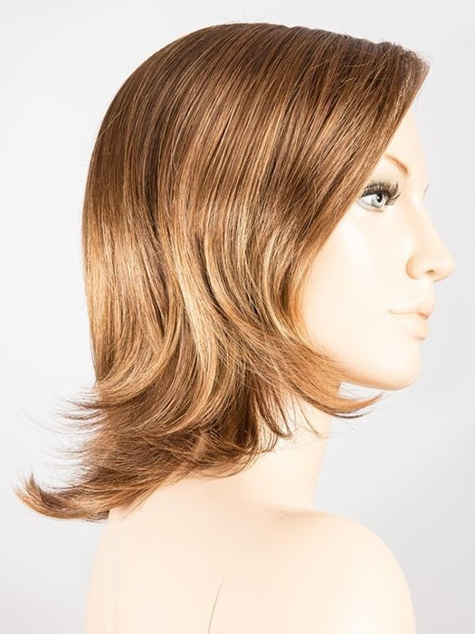 TOBACCO ROOTED | Medium Brown base with Light Golden Blonde highlights and Light Auburn lowlights